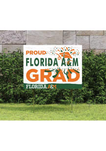 Florida A&amp;M Rattlers 18x24 Proud Grad Logo Yard Sign