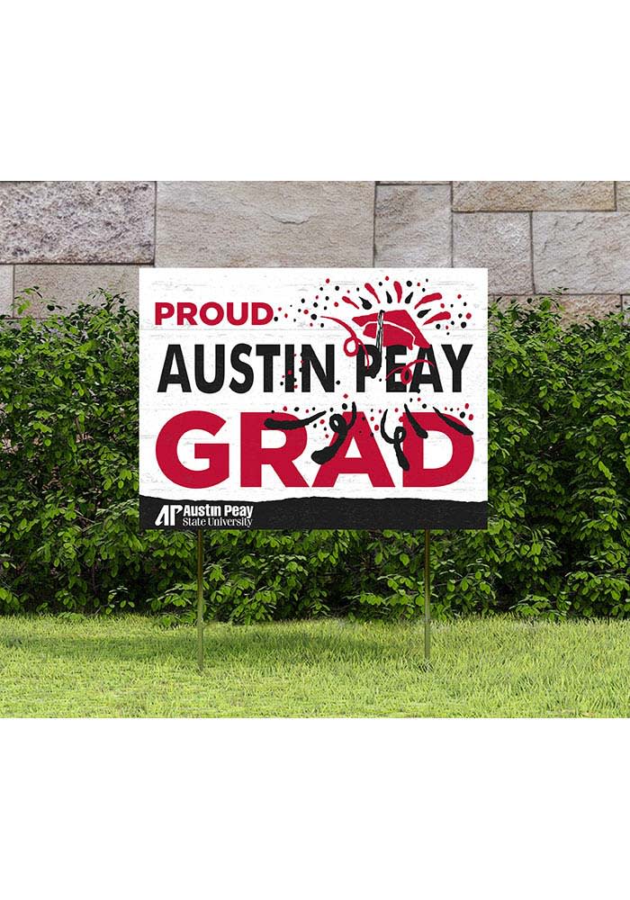 Austin Peay Governors 18x24 Proud Grad Logo Yard Sign