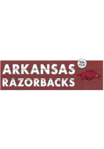 KH Sports Fan Arkansas Razorbacks 35x10 Indoor Outdoor Colored Logo Sign