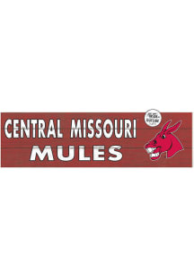 KH Sports Fan Central Missouri Mules 35x10 Indoor Outdoor Colored Logo Sign