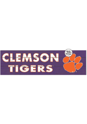 KH Sports Fan Clemson Tigers 35x10 Indoor Outdoor Colored Logo Sign