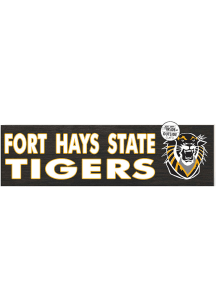 KH Sports Fan Fort Hays State Tigers 35x10 Indoor Outdoor Colored Logo Sign
