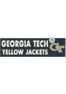 KH Sports Fan GA Tech Yellow Jackets 35x10 Indoor Outdoor Colored Logo Sign
