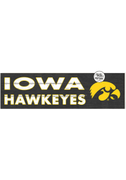 KH Sports Fan Iowa Hawkeyes 35x10 Indoor Outdoor Colored Logo Sign