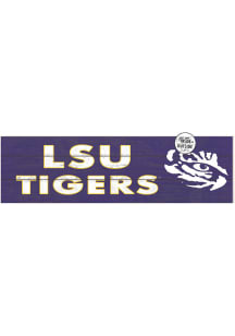 KH Sports Fan LSU Tigers 35x10 Indoor Outdoor Colored Logo Sign