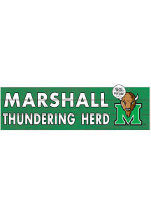 KH Sports Fan Marshall Thundering Herd 35x10 Indoor Outdoor Colored Logo Sign