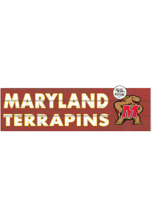 KH Sports Fan Maryland Terrapins 35x10 Indoor Outdoor Colored Logo Sign