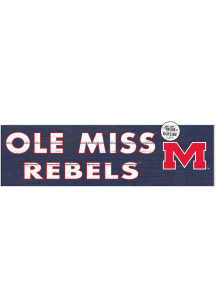 KH Sports Fan Ole Miss Rebels 35x10 Indoor Outdoor Colored Logo Sign