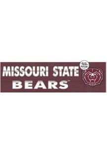 KH Sports Fan Missouri State Bears 35x10 Indoor Outdoor Colored Logo Sign