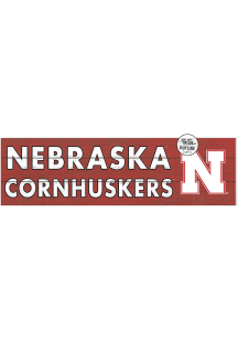 KH Sports Fan Nebraska Cornhuskers 35x10 Indoor Outdoor Colored Logo Sign