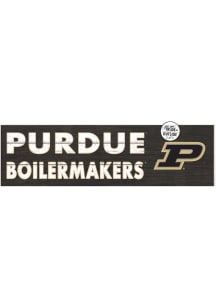 KH Sports Fan Purdue Boilermakers 35x10 Indoor Outdoor Colored Logo Sign