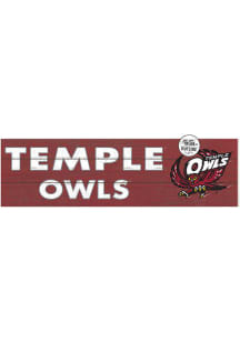 KH Sports Fan Temple Owls 35x10 Indoor Outdoor Colored Logo Sign