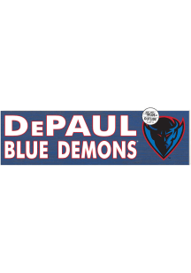 KH Sports Fan DePaul Blue Demons 35x10 Indoor Outdoor Colored Logo Sign