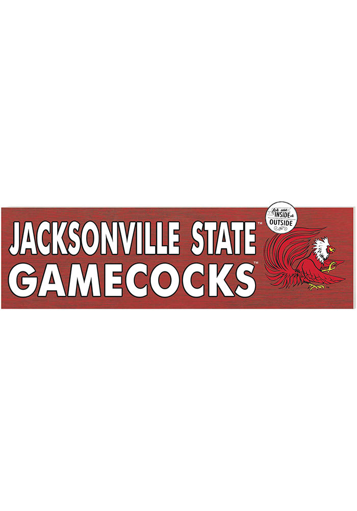 KH Sports Fan Jacksonville State Gamecocks 35x10 Indoor Outdoor Colored Logo Sign
