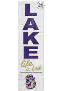 KH Sports Fan James Madison Dukes 35x10 Lake Life is Best Indoor Outdoor Sign