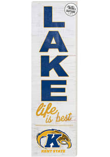 KH Sports Fan Kent State Golden Flashes 35x10 Lake Life is Best Indoor Outdoor Sign