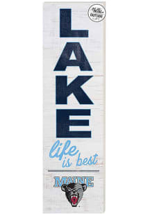 KH Sports Fan Maine Black Bears 35x10 Lake Life is Best Indoor Outdoor Sign