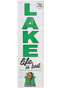 KH Sports Fan Marshall Thundering Herd 35x10 Lake Life is Best Indoor Outdoor Sign