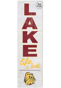 KH Sports Fan UMD Bulldogs 35x10 Lake Life is Best Indoor Outdoor Sign