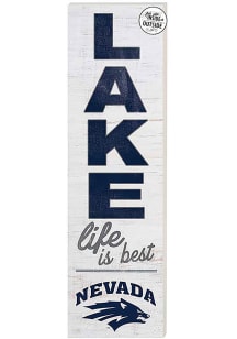 KH Sports Fan Nevada Wolf Pack 35x10 Lake Life is Best Indoor Outdoor Sign