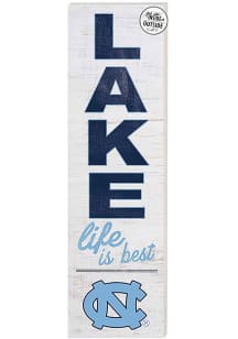 KH Sports Fan North Carolina Tar Heels 35x10 Lake Life is Best Indoor Outdoor Sign