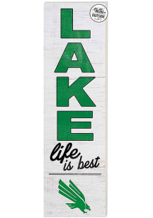 KH Sports Fan North Texas Mean Green 35x10 Lake Life is Best Indoor Outdoor Sign