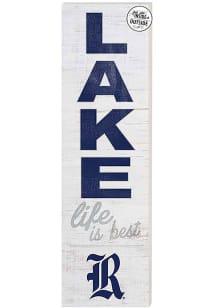 KH Sports Fan Rice Owls 35x10 Lake Life is Best Indoor Outdoor Sign