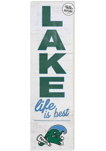 KH Sports Fan Tulane Green Wave 35x10 Lake Life is Best Indoor Outdoor Sign