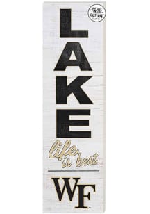 KH Sports Fan Wake Forest Demon Deacons 35x10 Lake Life is Best Indoor Outdoor Sign