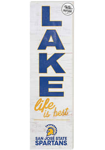 KH Sports Fan San Jose State Spartans 35x10 Lake Life is Best Indoor Outdoor Sign