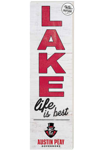 KH Sports Fan Austin Peay Governors 35x10 Lake Life is Best Indoor Outdoor Sign