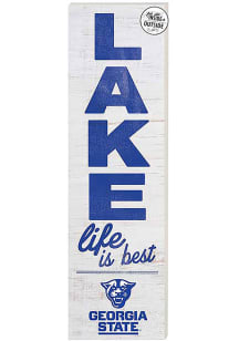 KH Sports Fan Georgia State Panthers 35x10 Lake Life is Best Indoor Outdoor Sign