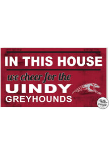 KH Sports Fan Indianapolis Greyhounds 20x11 Indoor Outdoor In This House Sign