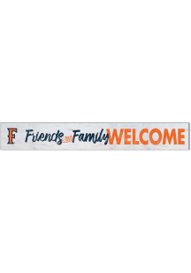 KH Sports Fan Cal State Fullerton Titans 5x36 Welcome Door Plank Sign