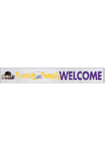 KH Sports Fan Prairie View A&amp;M Panthers 5x36 Welcome Door Plank Sign