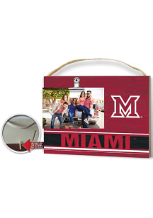 Miami RedHawks Clip It Colored Logo Photo Picture Frame