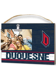 Duquesne Dukes Clip It Colored Logo Photo Picture Frame