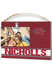 Nicholls State Colonels Clip It Colored Logo Photo Picture Frame