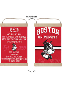 KH Sports Fan Boston Terriers Fight Song Reversible Banner Sign
