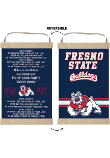 KH Sports Fan Fresno State Bulldogs Fight Song Reversible Banner Sign