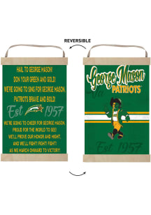 KH Sports Fan George Mason University Fight Song Reversible Banner Sign