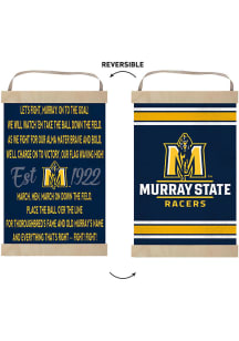 KH Sports Fan Murray State Racers Fight Song Reversible Banner Sign