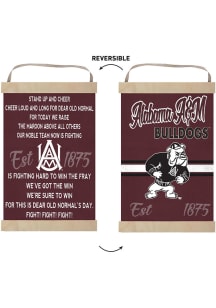 KH Sports Fan Alabama A&amp;M Bulldogs Fight Song Reversible Banner Sign