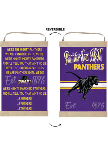 KH Sports Fan Prairie View A&amp;M Panthers Fight Song Reversible Banner Sign