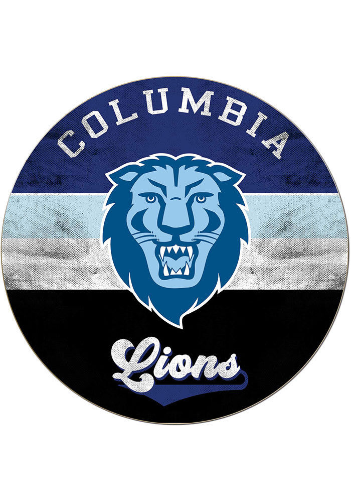 KH Sports Fan Columbia College Cougars 20x20 Retro Multi Color Circle Sign