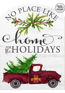 KH Sports Fan Iowa State Cyclones 16x22 Home for Holidays Marquee Sign