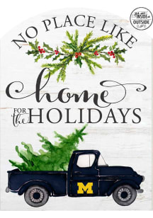 KH Sports Fan Michigan Wolverines 16x22 Home for Holidays Marquee Sign
