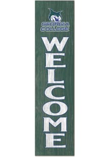 KH Sports Fan Georgia College Bobcats 11x46 Welcome Leaning Sign