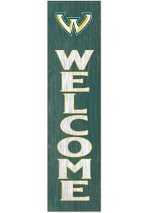 KH Sports Fan Wayne State Warriors 11x46 Welcome Leaning Sign