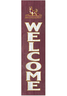 KH Sports Fan Bloomsburg University Huskies 11x46 Welcome Leaning Sign